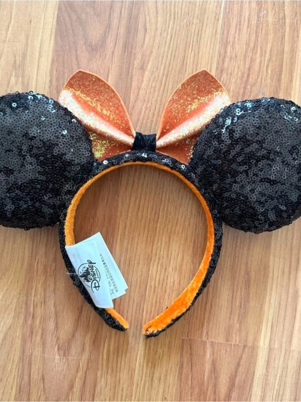 Disney Candy Corn Sequin Black and Orange Loungefly Set